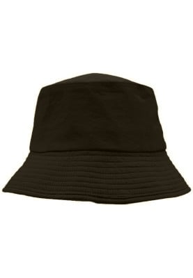 Zwart regenhoedje (bucket hat)