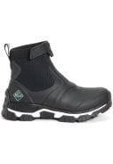 Zwart / wit dames enkel laars Apex Zip van Muck Boots  6