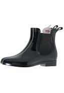 Zwarte PVC Chelsea enkel regenlaarzen van XQ Footwear  2
