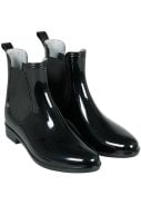 Zwarte PVC Chelsea enkel regenlaarzen van XQ Footwear  1