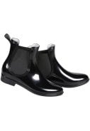 Zwarte PVC Chelsea enkel regenlaarzen van XQ Footwear  3