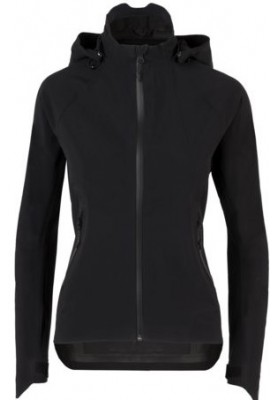 Zwarte dames regenjas Commuter Jacket 3 laags van Agu