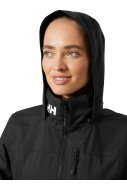 Zwarte dames regenjas Crew van Helly Hansen  4