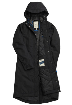 Zwarte dames regenjas Janelle Coat van Seasalt