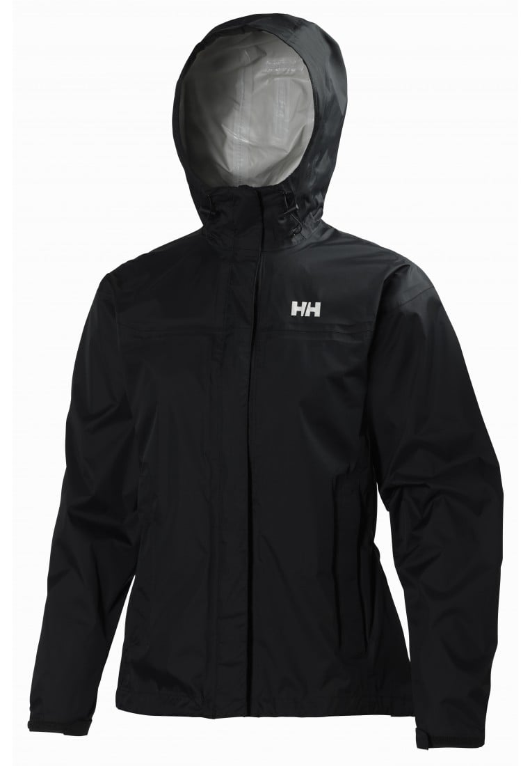 De stad Laan Vermoorden Zwarte dames regenjas Loke Jacket van Helly Hansen - Dames Regenjassen