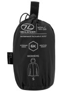 Zwarte dames regenjas Stow and Go van Highlander 3