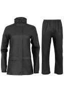 Zwarte dames regenpak Stormguard van Highlander