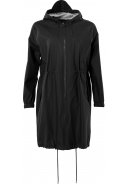 Zwarte dames regenjas Long W Jacket van Rains