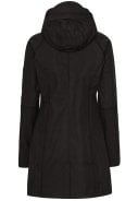 Zwarte driekwart softshell regenjas van Ilse Jacobsen 2