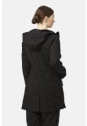 Zwarte driekwart softshell regenjas van Ilse Jacobsen 4