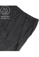 Zwarte heren regenbroek Packable van Pro-X Elements 2