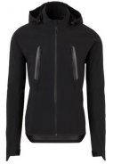 Zwarte heren regenjas Commuter jacket 3-laags van Agu