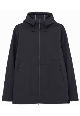 Zwarte heren softshell regenjas Motregn van Tantä