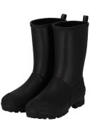 Zwarte heren regenlaars Rubber Rain Boots van XQ 