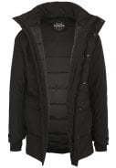 Zwarte heren winter regenjas Defender Urban Oudtoor van Agu 5
