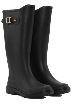 Zwarte hoge laars Neo Rain Boot van Ilse Jacosen