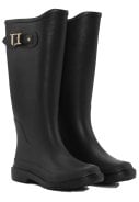 Zwarte hoge laars Neo Rain Boot van Ilse Jacosen