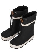 Zwarte kinder regenlaarzen met fleece voering van XQ Footwear 3