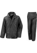 Zwarte kinder regenpak van Hooodie