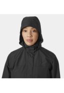 Zwarte lange dames regenjas Aden van Helly Hansen 4