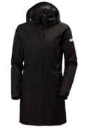 Zwarte lange dames regenjas Aden van Helly Hansen