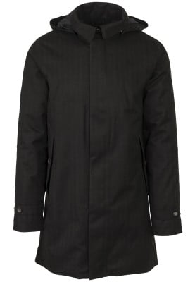 Zwarte Mac Winter Regenjas Urban Outdoor van Agu