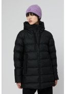 Zwarte puffer dames regenjas Frost van Tantä 3