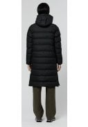Zwarte puffer lange regenjas Glaze van Tantä 9