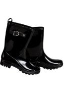 Zwarte PVC dames regenlaars van XQ Footwear 3