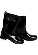 Zwarte PVC dames regenlaars van XQ Footwear 2
