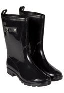 Zwarte PVC dames regenlaars van XQ Footwear 1