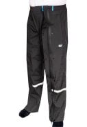 Zwarte regenbroek met volledige rits van Hello Rain