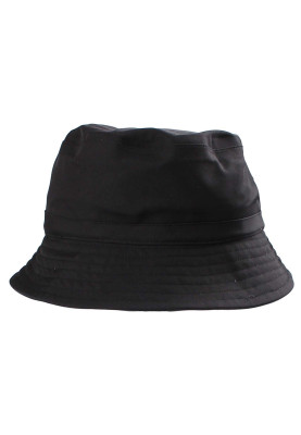 Zwarte regenhoed /  Bucket Hat van Danefae