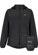 Zwarte regenjas Jet Black van Mac in a Sac 1