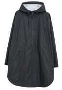 Zwarte regenjas / regenponcho Sky van Tantä