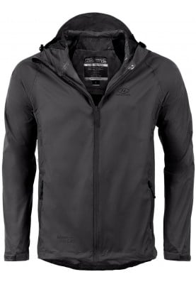 Zwarte regenjas Stow and Go van Highlander