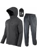 Zwarte / antraciet heren regenpak Stow and Go van Highlander 1