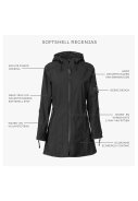 Zwarte softshell regenjas van Ilse Jacobsen 6