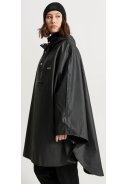 Zwarte unisex regenponcho van Tretorn 3