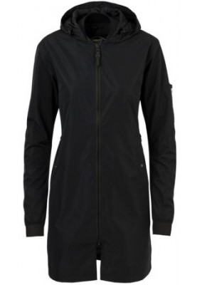 Zwarte Urban outdoor dames regenjas Bomber jacket van Agu