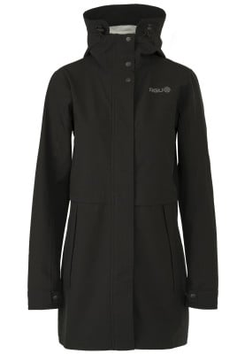 Zwarte Urban outdoor parka regenjas van Agu