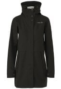 Zwarte Urban outdoor parka regenjas van Agu