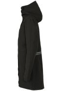 Zwarte Urban outdoor parka regenjas van Agu 3