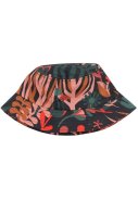 Zwarte  met bloemen Walkabout Bucket Hat van Danefae 3