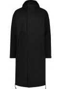 Zwarte Winter City Slicker lange regenjas Urban Outdoor van Agu