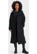 Zwarte Winter City Slicker lange regenjas Urban Outdoor van Agu 5