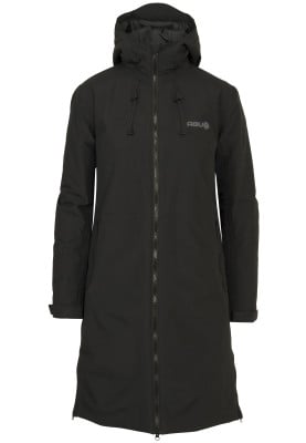 Zwarte winter dames regenjas Seq II van Agu