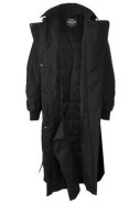 Zwarte winter Trench Coat puffer van Agu 2