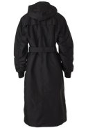Zwarte winter Trench Coat puffer van Agu 5