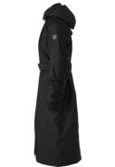 Zwarte winter Trench Coat puffer van Agu 6